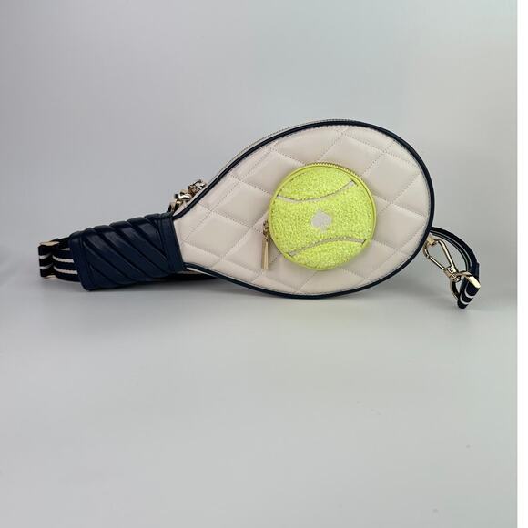 Kate Spade Grand Slam 3D Tennis Raquet Crossbody Bag - Picture 6 of 12
